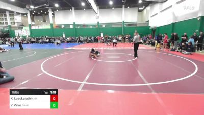 118 lbs Consi Of 32 #2 - Kai Lueckerath, Horace Greeley vs Victor Velez, Danbury