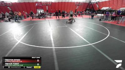 130 lbs Cons. Round 1 - Treston Rynes, Riverdale Wrestling Club vs Trevor Forst, Marshfield Wrestling Club