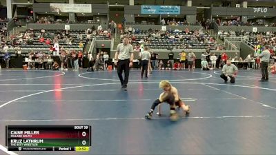 45 lbs Cons. Round 2 - Caine Miller, Millard South vs Kruz Lathrum, The Best Wrestler