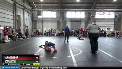 84 lbs Round 2 (8 Team) - Lucas Schulz, East Coast Elite vs Sam Adams, Terps Xpress