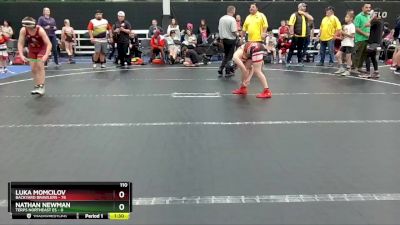 110 lbs Round 5 (8 Team) - Luka Momcilov, Backyard Brawlers vs Nathan Newman, Terps Northeast ES