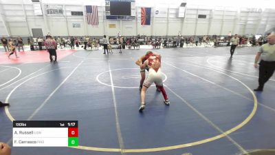 130 lbs Final - Aj Russell, Lions WC vs Frankie Carrasco, Pride WC