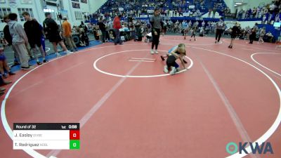 46 lbs Round Of 32 - Jason Easley, Division Bell Wrestling vs Ty Rodriguez, Noble Takedown Club