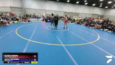 180 lbs Placement Matches (8 Team) - Alyssa Favara, Pennsylvania Blue vs Faith Macharia, Texas Red