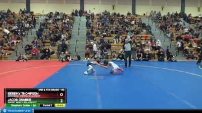 60 lbs Quarterfinal - Jacob Graber, Summit Wrestling Academy vs Geremy Thompson, Owatonna Wrestling Academy