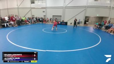 152 lbs Round 1 (8 Team) - Ryleigh Lefkowitz, Oklahoma Red vs Alyzabeth Hiler, Minnesota Red