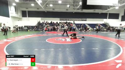 150 lbs Cons. Round 4 - Carmine Martinez, Brawley vs Kilian Hannegan, JSerra