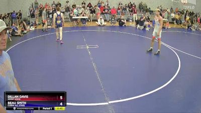 132 lbs Semifinal - Dillan Davis, Sweet Home vs Beau Smith, Cobra All Stars