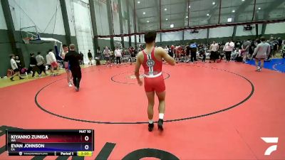 150 lbs Champ. Round 1 - Kiyanno Zuniga, WA vs Evan Johnson, CA