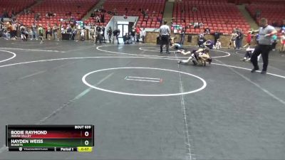 84 lbs Round 3 - Hayden Weiss, Bandits vs Bodie Raymond, Indian Valley