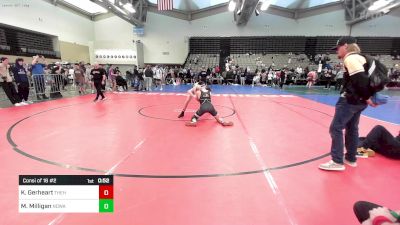 122-H lbs Consi Of 16 #2 - Kevin Gerheart, The Hunt Wrestling Club vs Mason Milligan, Northern Delaware Wrestling Academy