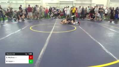 153-E Mats 1-5 10:30am lbs Round Of 32 - Braxton McAvey, MD vs Max Kaye, OH