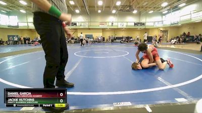 110 lbs Round 3 - Daniel Garcia, Contenders Wrestling Academy vs Jackie Hutchins, Mighty Bluebirds Wrestling