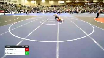 120 lbs Consi Of 16 #2 - AKEEM Mitchell, NM Gold vs Kael Rangel, Ripon