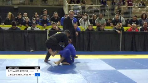 ABEL THAMES PEREIRA DA PAZ vs LUIS FELIPE NINJA DE MORAES PINT 2024 Pan Jiu Jitsu IBJJF Championship