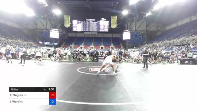 195 lbs Rnd Of 16 - Enrique Segura, California vs Isaac Ward, Missouri