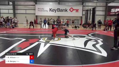 74 kg Consi Of 16 #2 - Bubba Wilson, Nebraska Wrestling Training Center vs Blaine Bergey, Princeton Wrestling Club