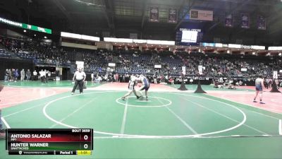 287 lbs Semifinal - Hunter Warner, Unattached vs Antonio Salazar, MP1