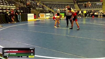 105 lbs Cons. Round 4 - Jaxon Petersen, UWC vs Avery Kimmen, Harlan