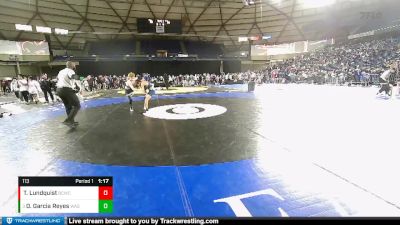 113 lbs Quarterfinal - D`Anthony Garcia Reyes, Washington vs Trandyn Lundquist, Big Cat Wrestling Club