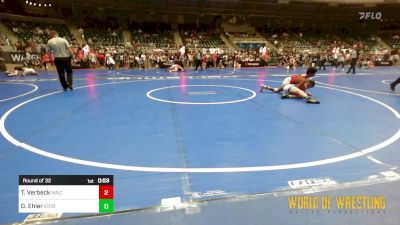 115 lbs Round Of 32 - Talon Verbeck, Maize Wrestling Club vs Devin Rocco Ehler, Storm Youth Wrestling