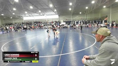 63 lbs Quarterfinal - Maddex Pace, Champions Wrestling Club vs Crew Downing, Wyoming Underground