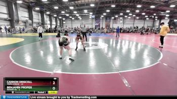 96 lbs Rd# 1 9:00am Friday - Cannon Driscoll, Terps Xtreme vs Benjamin Proper, Ranger WC