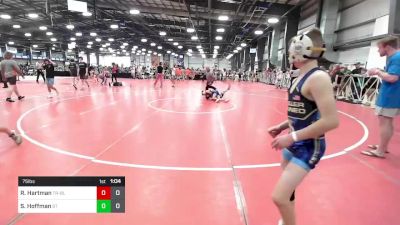 75 lbs Rr Rnd 3 - Ryder Hartman, Triumph Blue vs Shaefer Hoffman, Steller Trained Fett