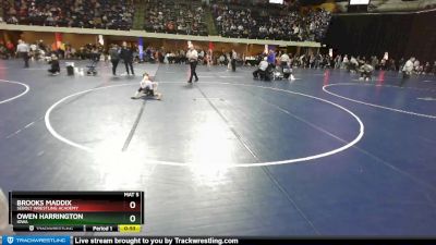 63 lbs Cons. Round 4 - Brooks Maddix, Sebolt Wrestling Academy vs Owen Harrington, Iowa