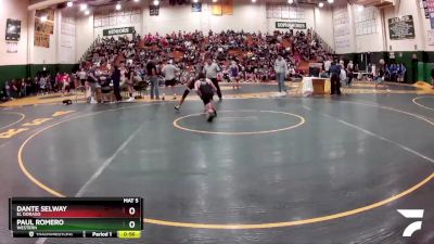 113 lbs Cons. Round 2 - Paul Romero, Western vs Dante Selway, El Dorado