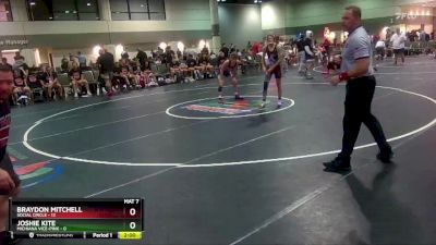 120 lbs Round 2 (16 Team) - Braydon Mitchell, Social Circle vs Joshie Kite, Michiana Vice-Pink