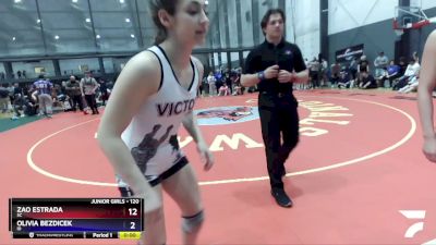 120 lbs Cons. Round 5 - Kamiah Gaerlan, WA vs Jada Hernandez, WA