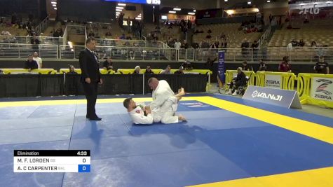 MACKENZIE F. LORDEN vs ANDREW C CARPENTER 2024 Pan Jiu Jitsu IBJJF Championship
