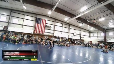 43 lbs Semifinal - Mateo Reyes-Galdamez, Westlake vs Brixon Haycock, Carbon Wrestling Club