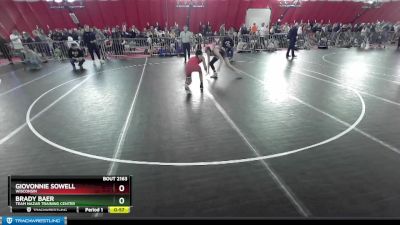 144 lbs Cons. Round 2 - GioVonnie Sowell, Wisconsin vs Brady Baer, Team Nazar Training Center