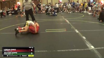 92 lbs Round 5 (6 Team) - Jordan Perez, Ohio Gold vs Brayden Hoppe, SVRWC Gold