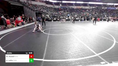 59.6 lbs Semifinal - Marleigh Howell, Poteau Youth Wrestling Academy vs Hanna Lollis, Team Oklahoma