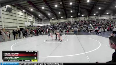 105 lbs Quarterfinal - River Moosman, Pleasant Grove/TUG vs Brock Holman, Delta Wrestling Club