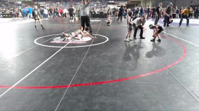 45 lbs Cons. Semi - Chris Henderson, Bethel AllStars Wrestling Club vs Beckett Harrington, Anacortes Hawkeyes Wrestling Club