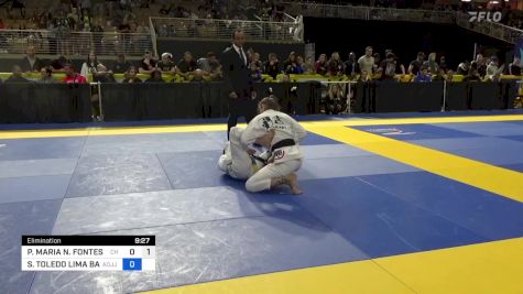 PATRÍCIA MARIA N. FONTES DOS SAN vs SAYURI TOLEDO LIMA BATISTA 2024 Pan Jiu Jitsu IBJJF Championship