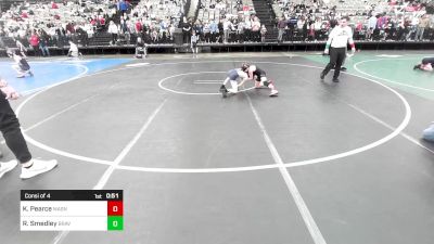 67-J lbs Consi Of 4 - Keegan Pearce, Mat Assassins vs Ryan Smedley, Oakland Braves