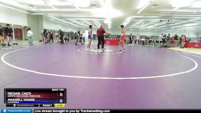 152 lbs Champ. Round 1 - Michael Caico, Servite High School Wrestling vs Maxwell Hoang, California