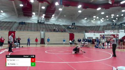 120 lbs 1st Place Match - Noah Fields, Terre Haute South vs Brayton Turner, Bloomington South