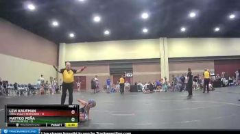 53 lbs Round 1 (4 Team) - Matteo Peña, Team Palmetto vs Levi Kaufman, Steel Valley Renegades