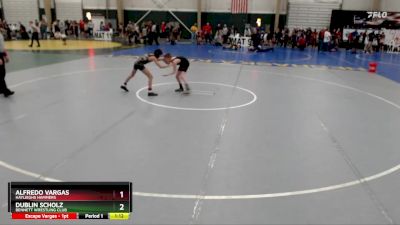 78 lbs Semifinal - Dublin Scholz, Bennett Wrestling Club vs Alfredo Vargas, Haylieghs Hammers