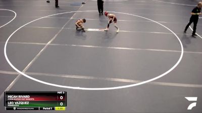 67 lbs Cons. Round 4 - Leo Vazquez, Minnesota vs Micah Rivard, Coon Rapids Mat Bandits