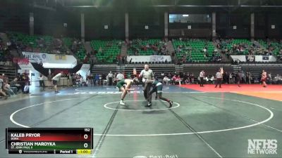 152 lbs Cons. Round 1 - Christian Maroyka, St. John Paul II vs Kaleb Pryor, Dora