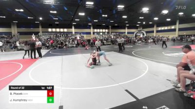 102 lbs Round Of 32 - Brody Ptacek, Gorilla WC vs Jackson Humphrey, High Desert WC