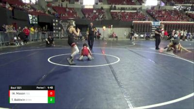 95 lbs Quarterfinal - Wyatt Mason, Touch Of Gold vs Tyler Baldwin, Black Hills Wrestling Academy