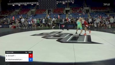 126 lbs Rnd Of 128 - Quinten Schoeff, Indiana vs Maksim Mukhamedaliyev, Illinois